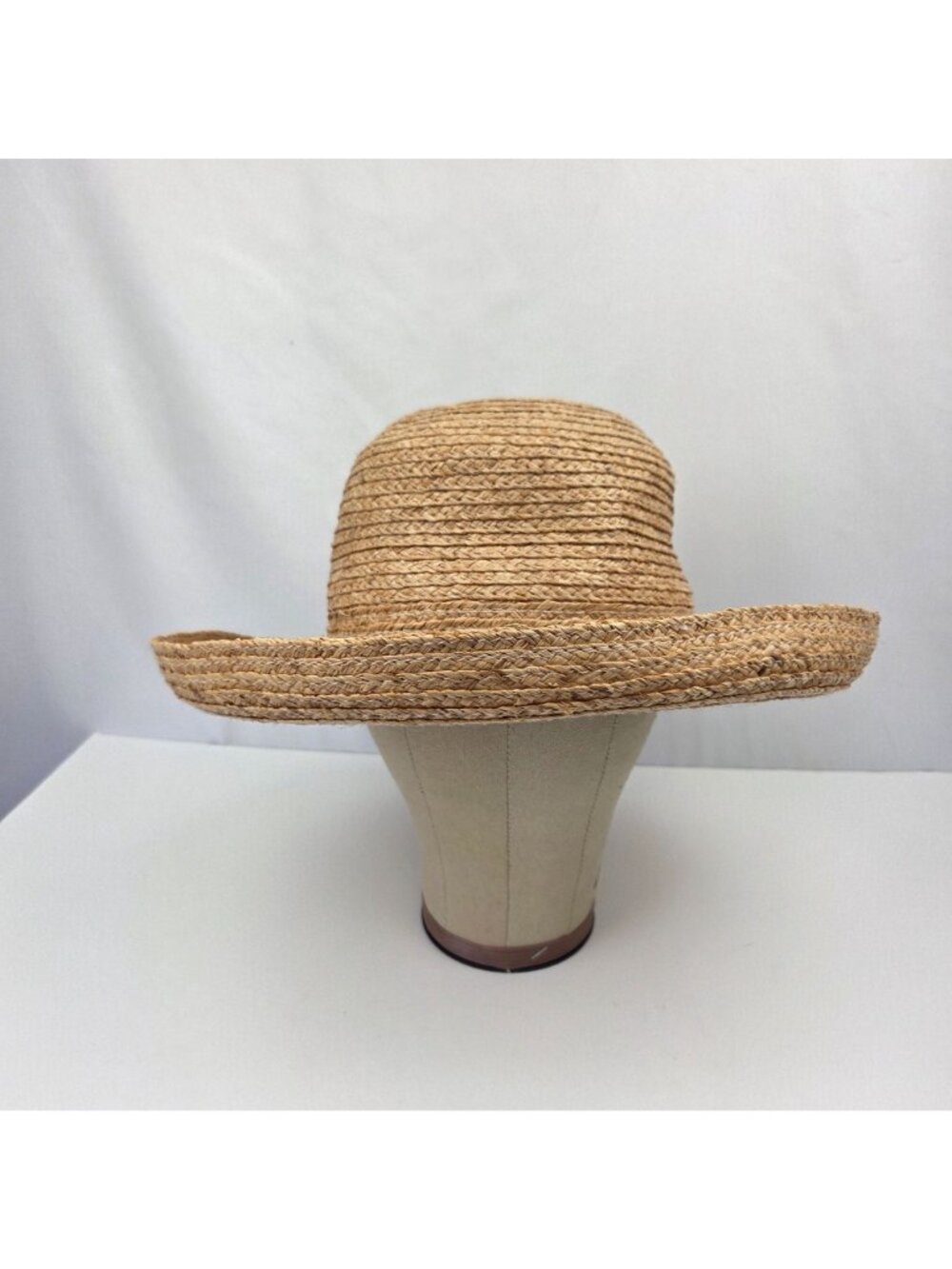 Lady Hagen Straw Sun Hat With Wide Brim Natural Lightweight Summer Style - Picture 2 of 9